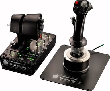 Thrustmaster Hotas Warthog PC gasreglage och joystick
