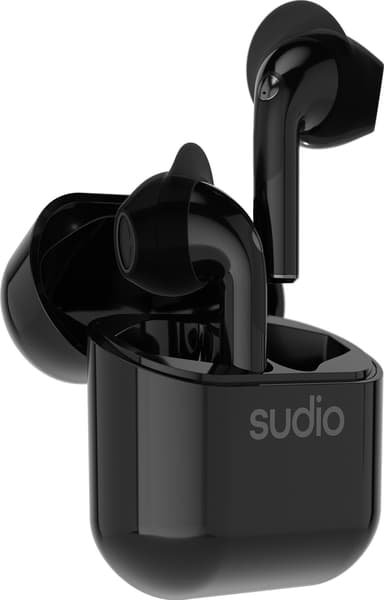 Sudio Nio True Wireless in ear-hörlurar (svarta)