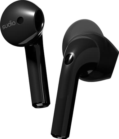 Sudio Nio True Wireless in ear-hörlurar (svarta)