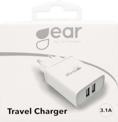 Gear 220V dubbel väggladdare 665081