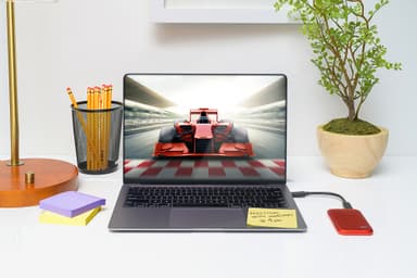 WD My Passport portabel SSD 2 TB (röd)