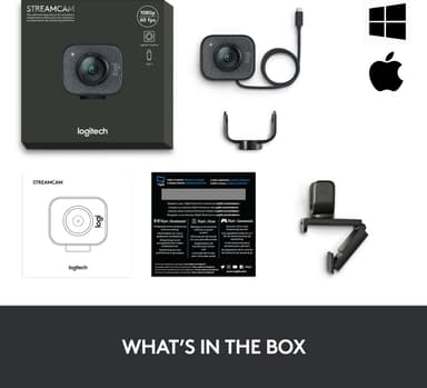 Logitech StreamCam kamera (grafit)