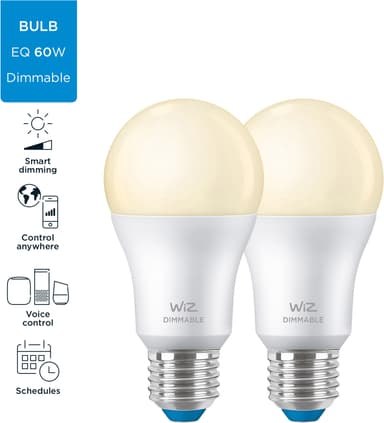 Wiz Connected Light LED-lampa 60W A60 E27 DIM