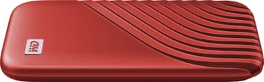 WD My Passport portabel SSD 1 TB (röd)