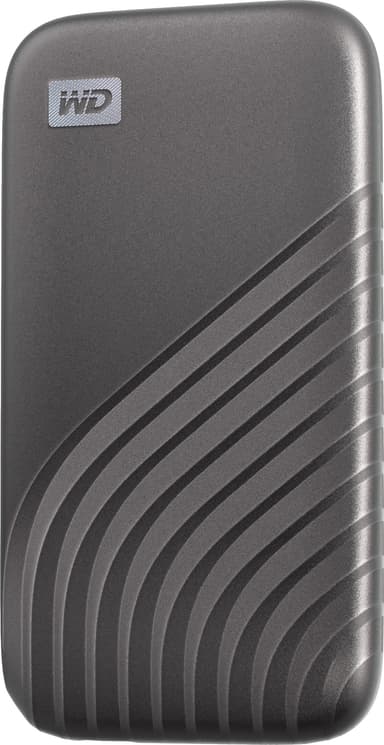WD My Passport portabel SSD 2 TB (rymdgrå)