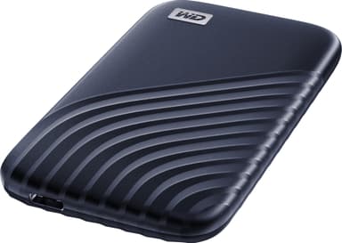 WD My Passport portabel SSD 2 TB (midnattsblå)
