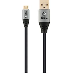 ESL USB-A- till Micro-USB XB1 laddningskabel 2m