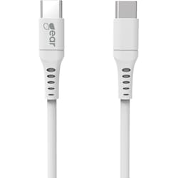 Gear USB-C till USB-C 2.0 kabel 2m (vit)