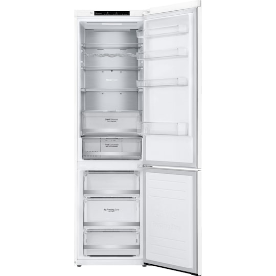 LG kylskåp/frys kombiskåp GBB92SWBAN (vit)