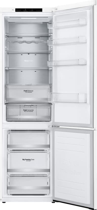 LG kylskåp/frys kombiskåp GBB92SWBAN (vit)