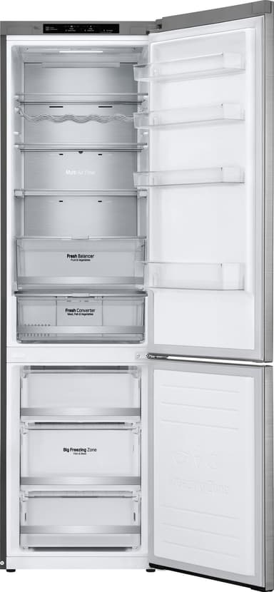 LG kylskåp/frys kombiskåp GBB92STBAP (rostfri)