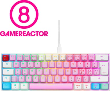 NOS C-450 Mini PRO RGB gaming tangentbord (cotton candy)