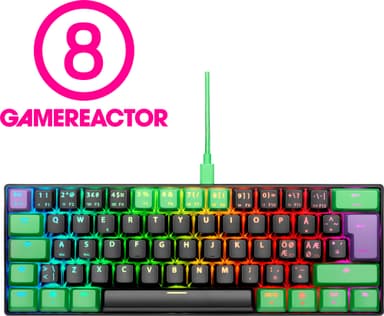 NOS C-450 Mini PRO RGB gaming tangentbord (riddle)