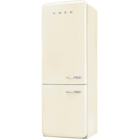 Smeg 50 s Style kylskåp/frys kombiskåp FAB38LCR5 (gräddvitt)