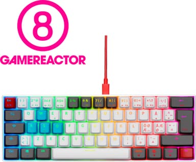 NOS C-450 Mini PRO RGB gaming tangentbord (tilt)