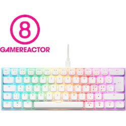 NOS C-450 Mini PRO RGB gaming tangentbord (vit)