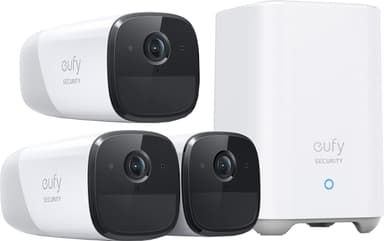 Eufy Cam 2 Pro kamera (3-pack) + Eufy Security HomeBase 2