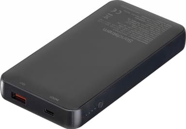 Sandstrøm 10,000mAh powerbank med 10W trådlös laddning (svart)