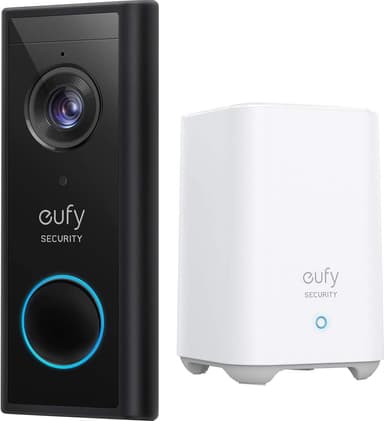 Eufy 2K Video Doorbell dörrklocka +Eufy Security HomeBase 2 gateway