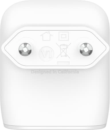 Belkin 20W väggladdare + USB-C- till Lightning-kabel (vit)