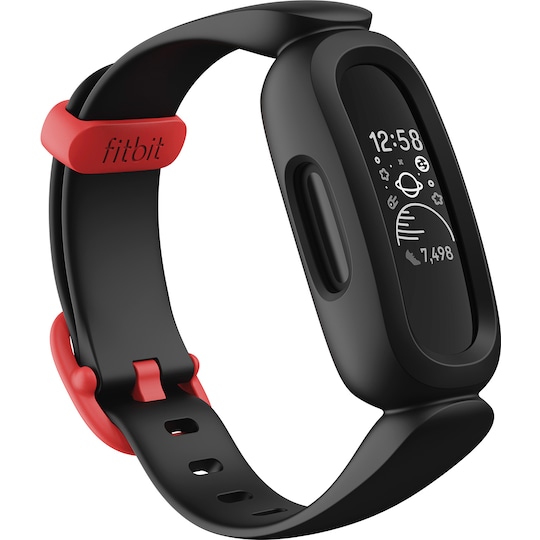 Fitbit Ace 3 aktivitetsarmband för barn (svart/röd)