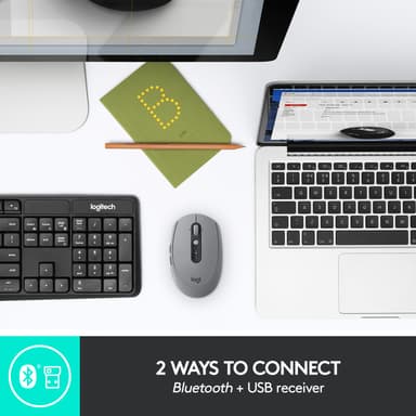 Logitech M590 Multi-Device Silent trådlös mus (grå)