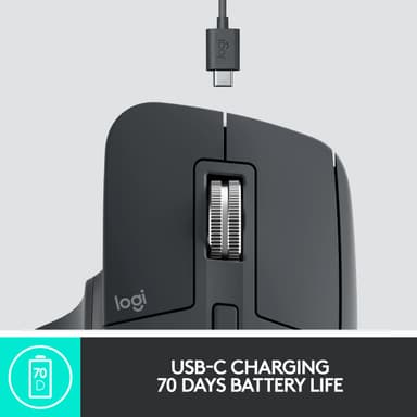 Logitech MX Master 3 trådlöst mus (svart)
