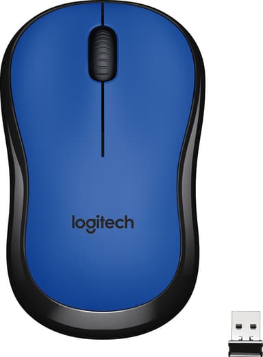 Logitech M220 Silent trådlös mus (blå)