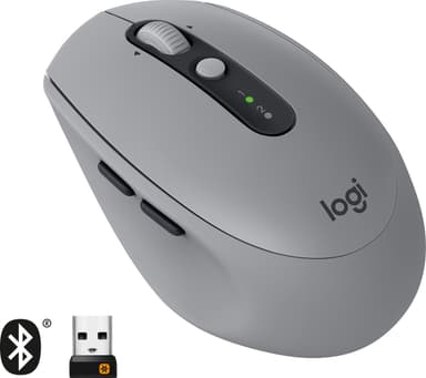Logitech M590 Multi-Device Silent trådlös mus (grå)