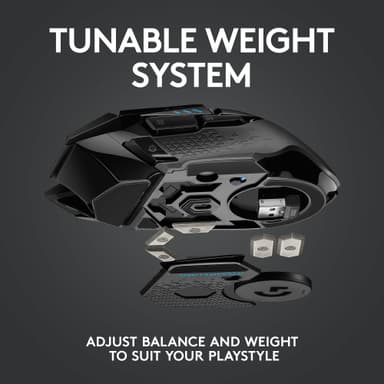 Logitech G502 Lightspeed trådlös mus för gaming