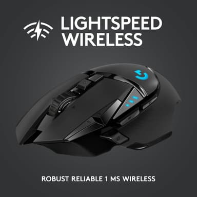 Logitech G502 Lightspeed trådlös mus för gaming