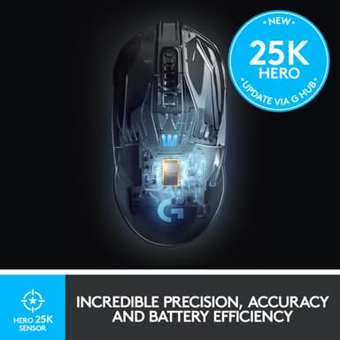 Logitech G903 Lightspeed trådlös mus för gaming