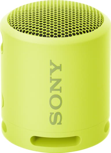 Sony bärbar trådlös högtalare SRS-XB13 (citrongul)