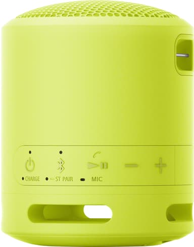 Sony bärbar trådlös högtalare SRS-XB13 (citrongul)
