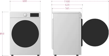 LG Tvättmaskin FV50VNS3E (9kg)
