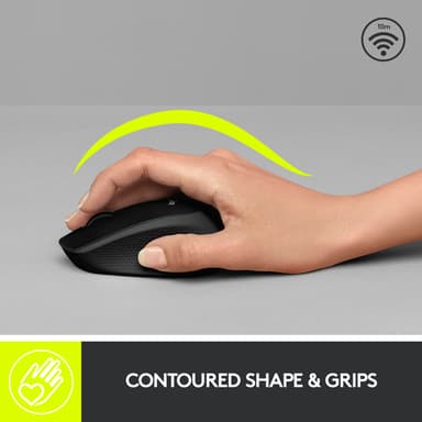 Logitech M280 trådlös mus (svart)