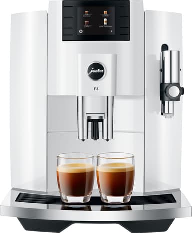 Jura E8 espressomaskin JUR15353 (piano white)