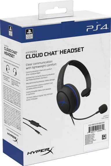 HyperX Cloud Chat headset för PC/PS4/PS5