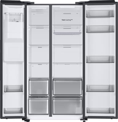 Samsung kylskåp/frys side-by-side RS68A8831B1/EF (svart)