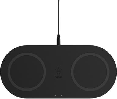 Belkin Boost Charge Qi dubbel trådlös laddare 10W (svart)