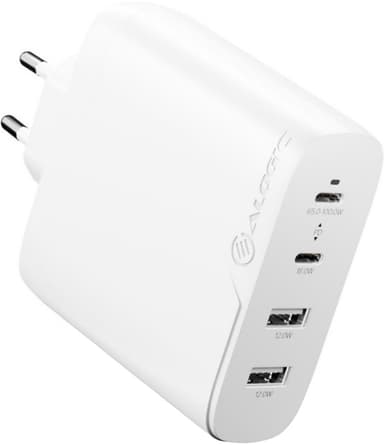 ALOGIC Rapid Power 4-ports 100W väggladdare + 2m USB-C-kabel