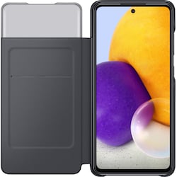 Samsung S View plånboksfodral för Galaxy A72 (svart)