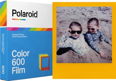 Polaroid 600 Color film med ramar i färg för direktkamera