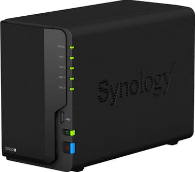 Synology DiskStation DS220+ 2-Bay, personal NAS-system