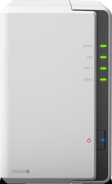 Synology DiskStation DS220j  2-Bay personligt NAS-system