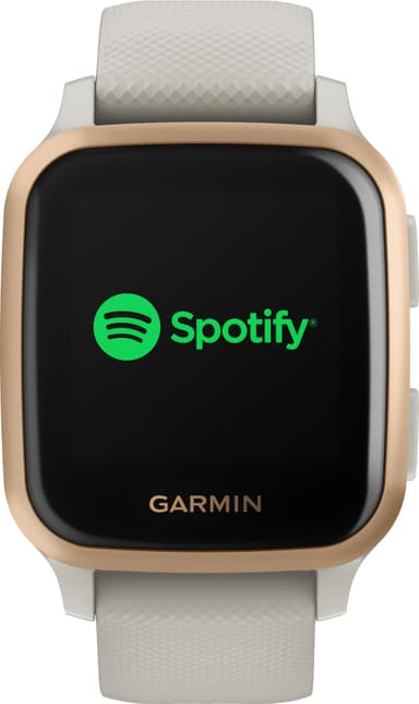 Garmin Venu Sq Music Edition smartwatch (rose light sand)