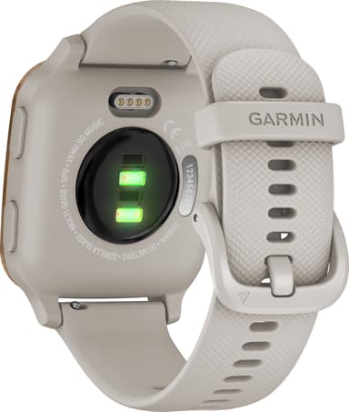 Garmin Venu Sq Music Edition smartwatch (rose light sand)