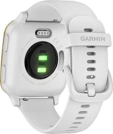 Garmin Venu Sq smartwatch (vit/guld)