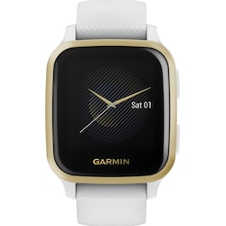 Garmin Venu Sq smartwatch (vit/guld)