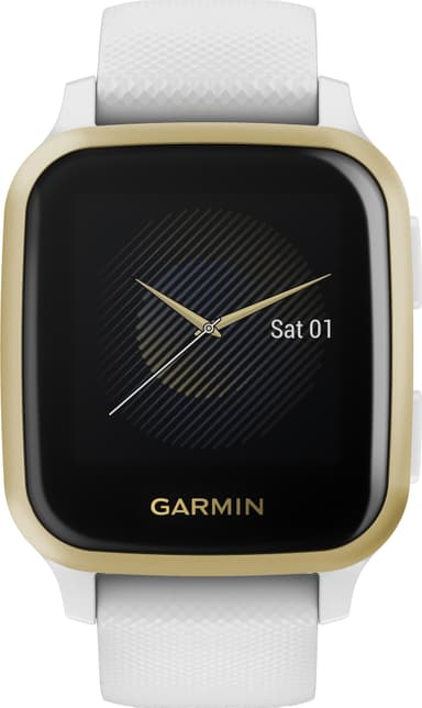 Garmin Venu Sq smartwatch (vit/guld)